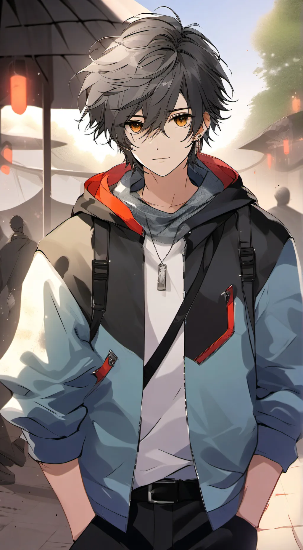 ai character: adam background