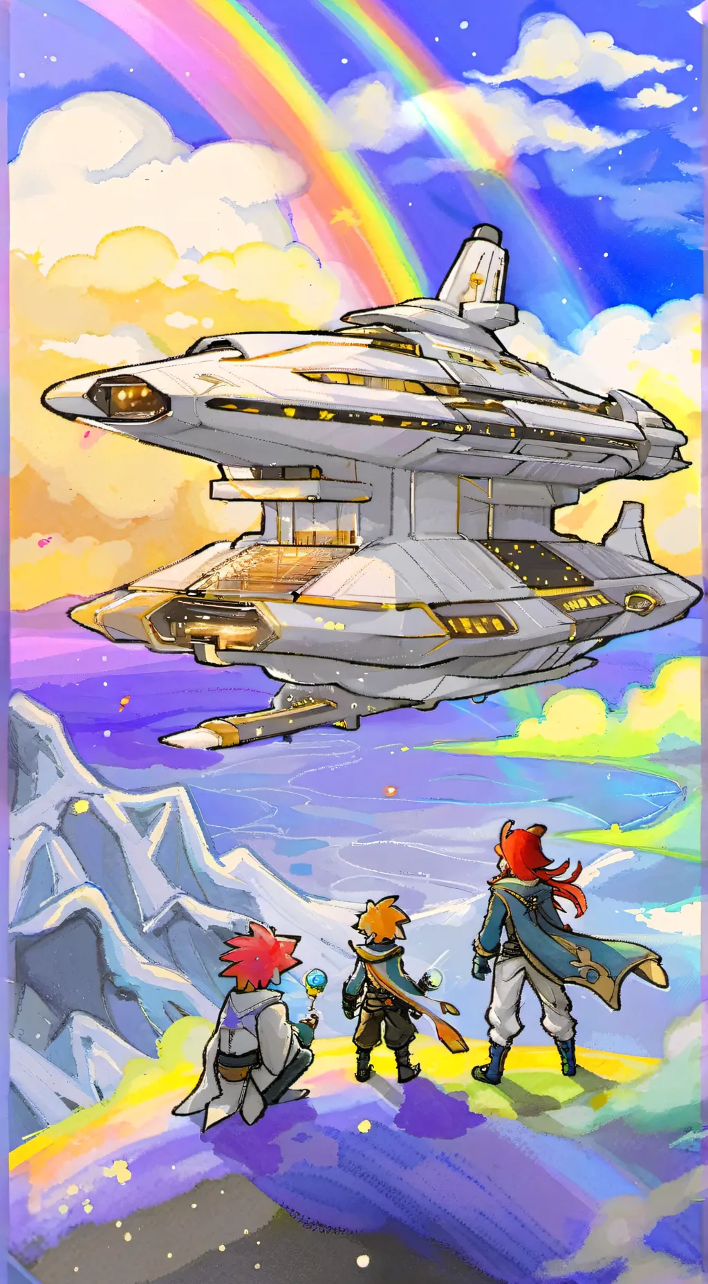 ai character: space life S.C background