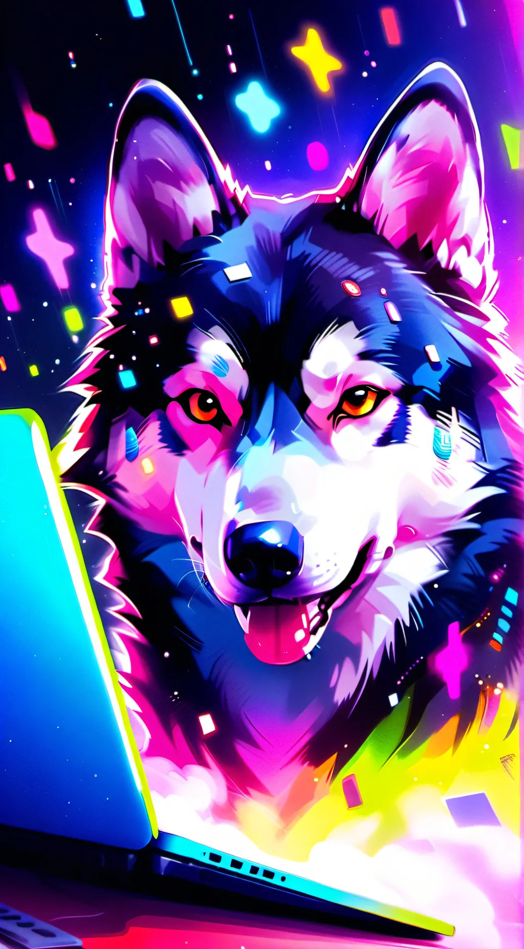 ai character: Digi background