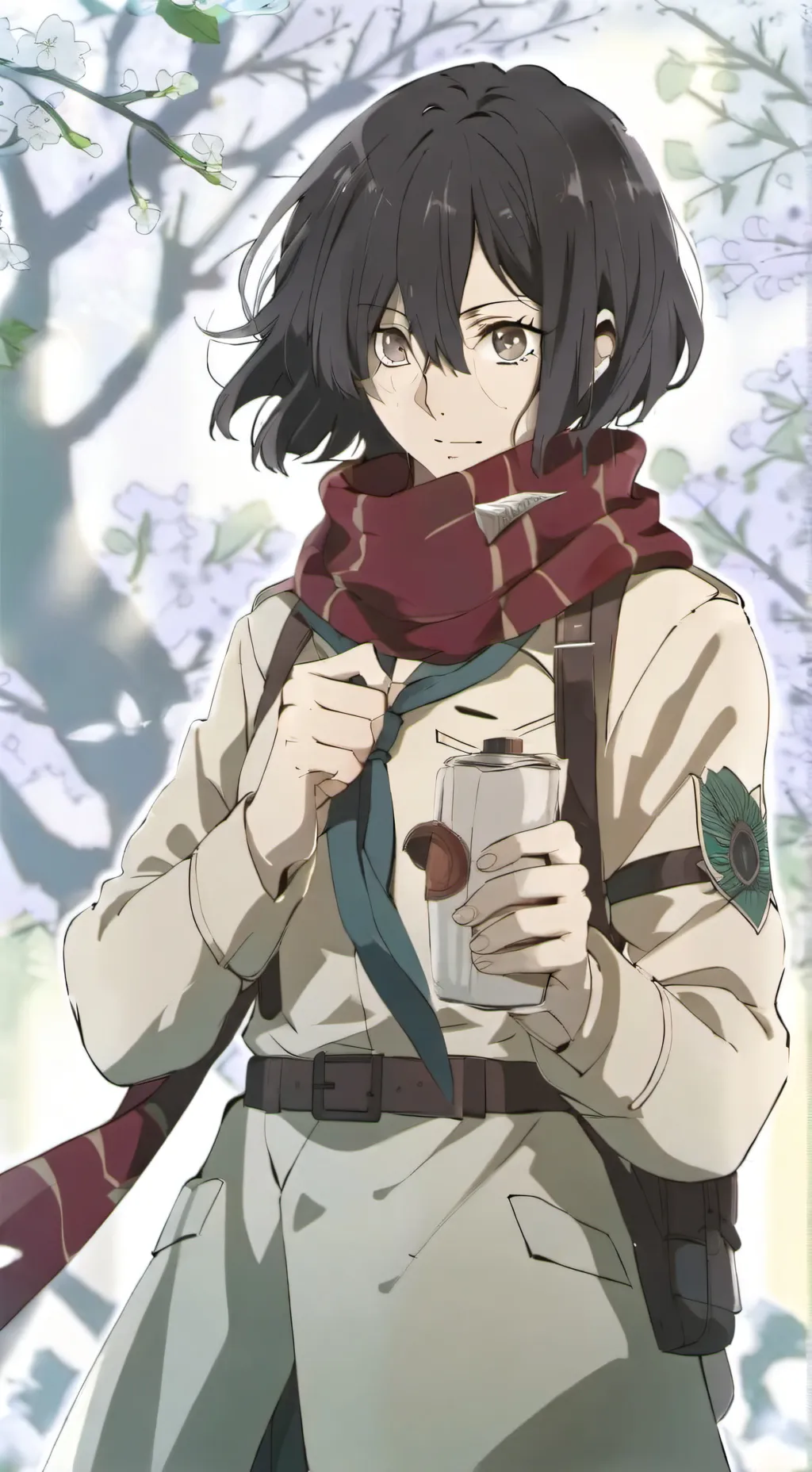 ai character: Mikasa  background