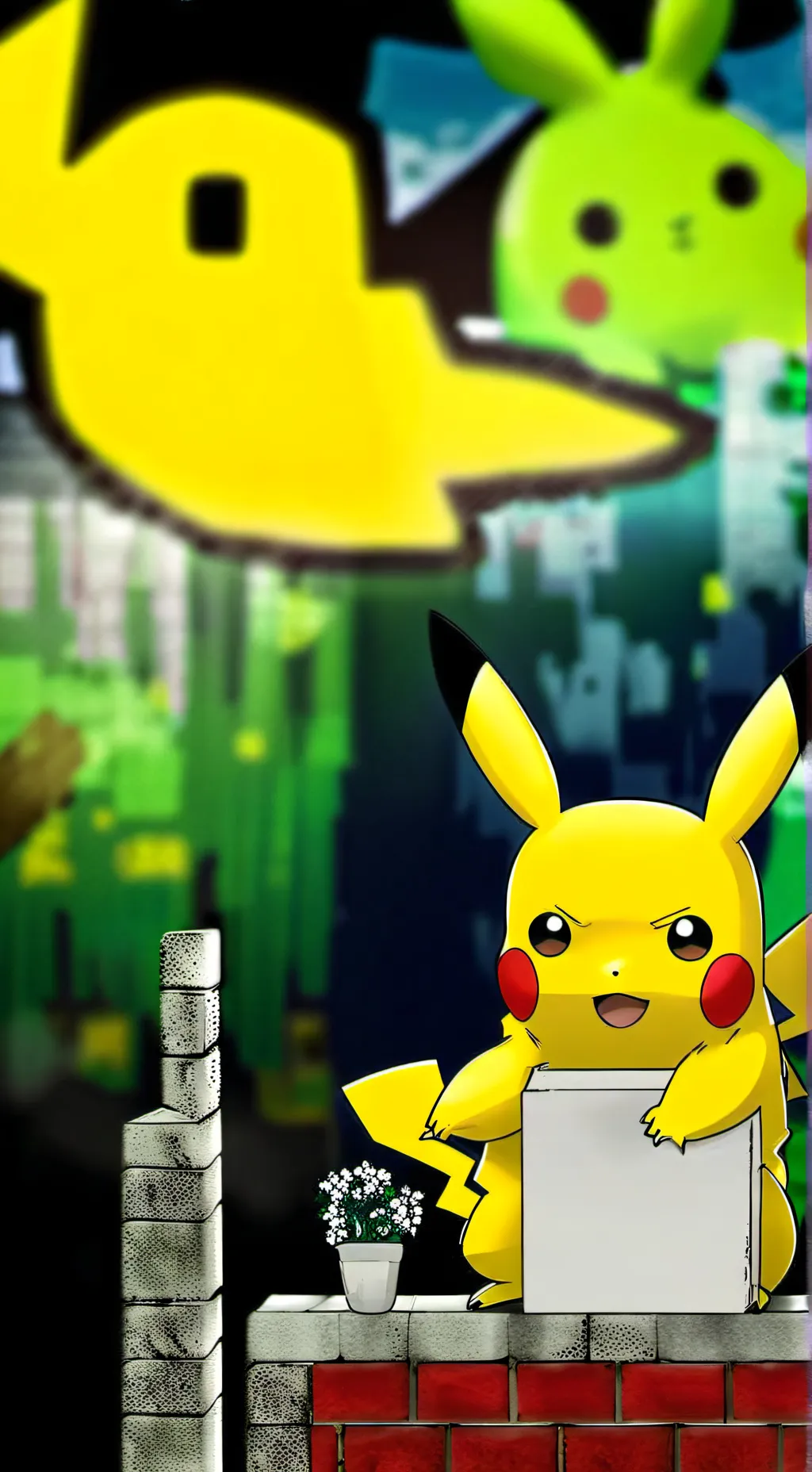 ai character: Pokémon  background