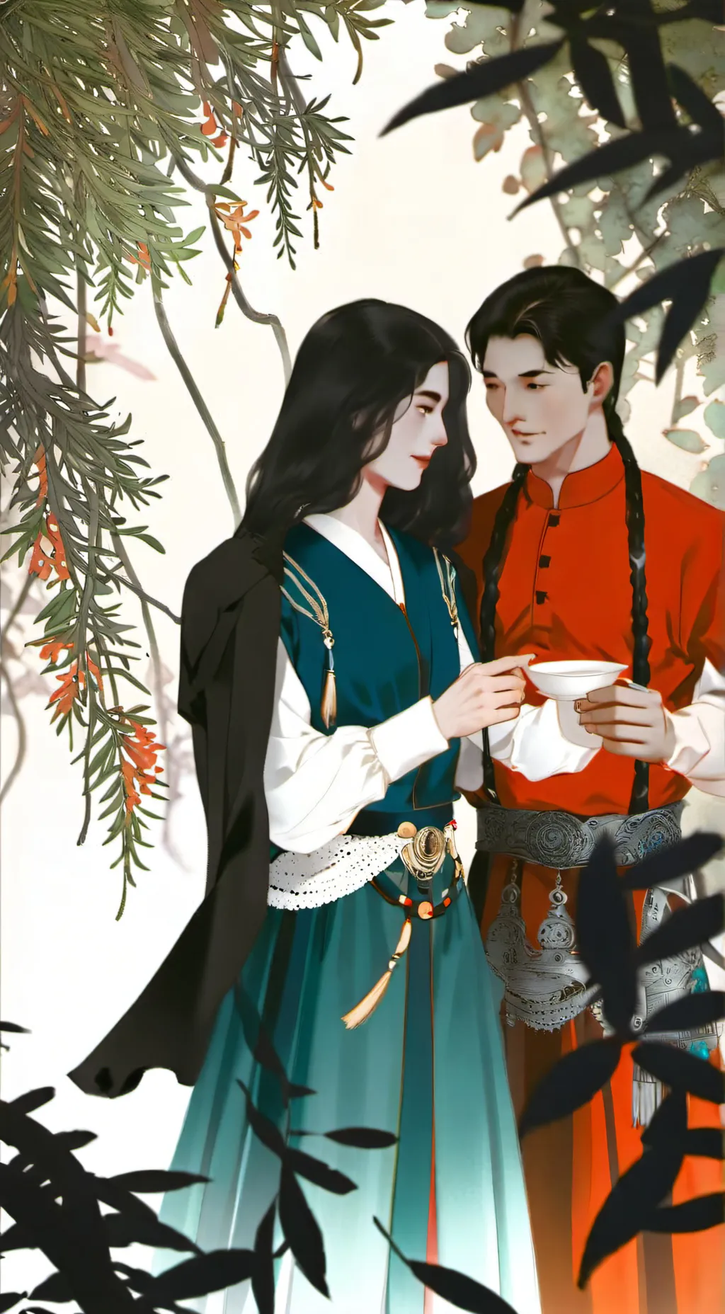 ai character: Luna background