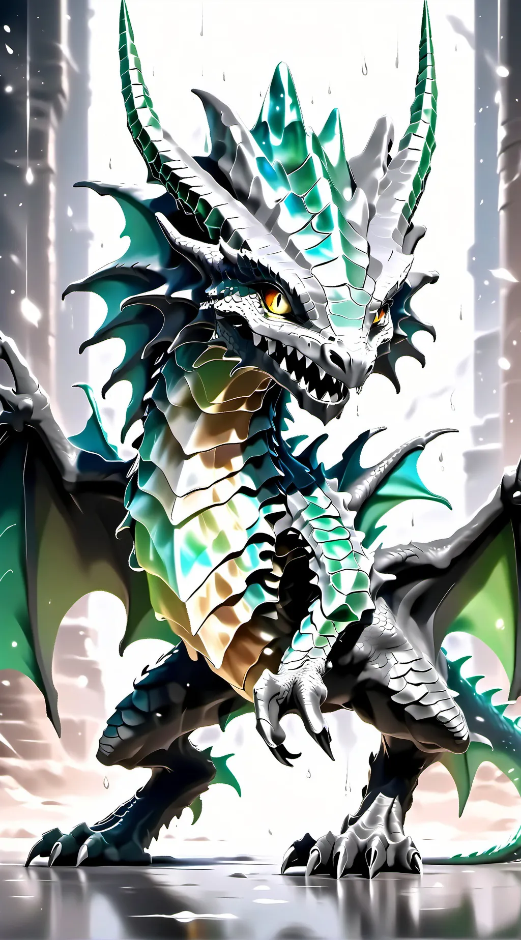 ai character: Iron flame background
