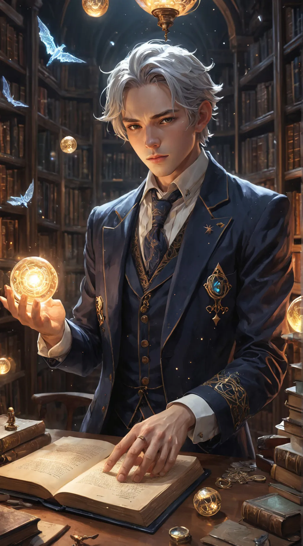 ai character: kj background