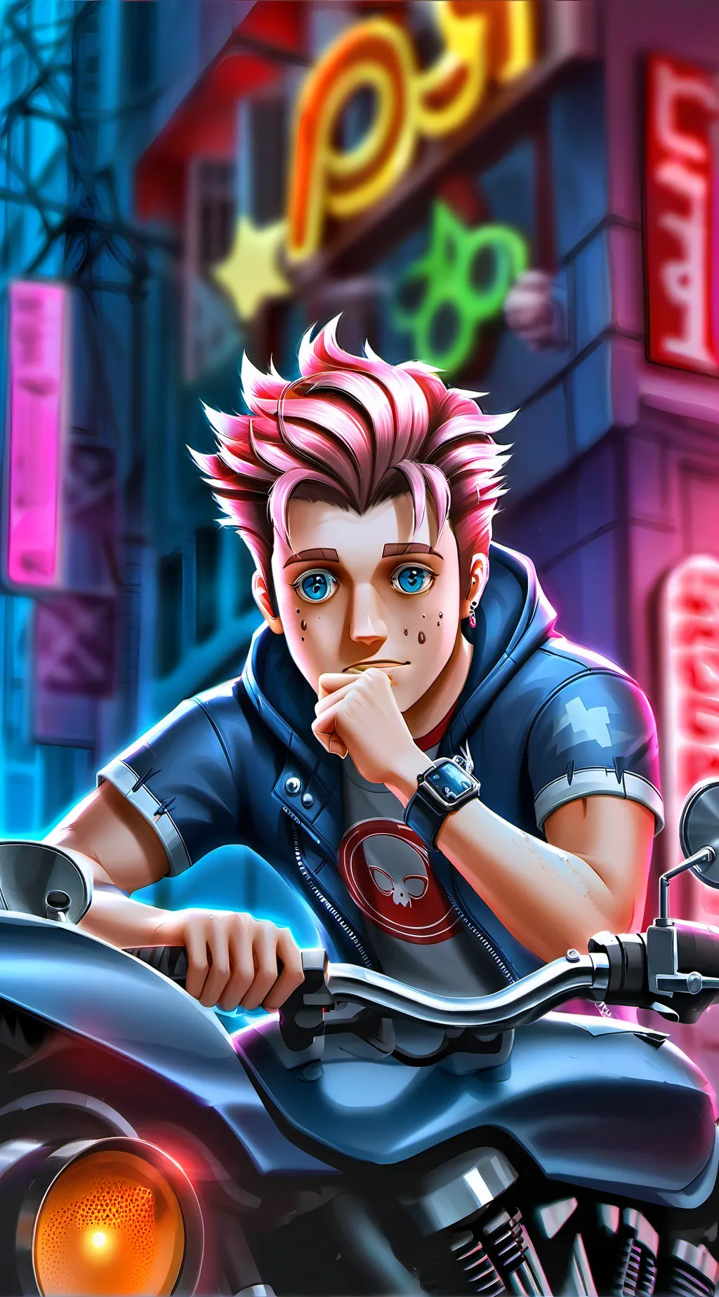 ai character: Tubers93 background