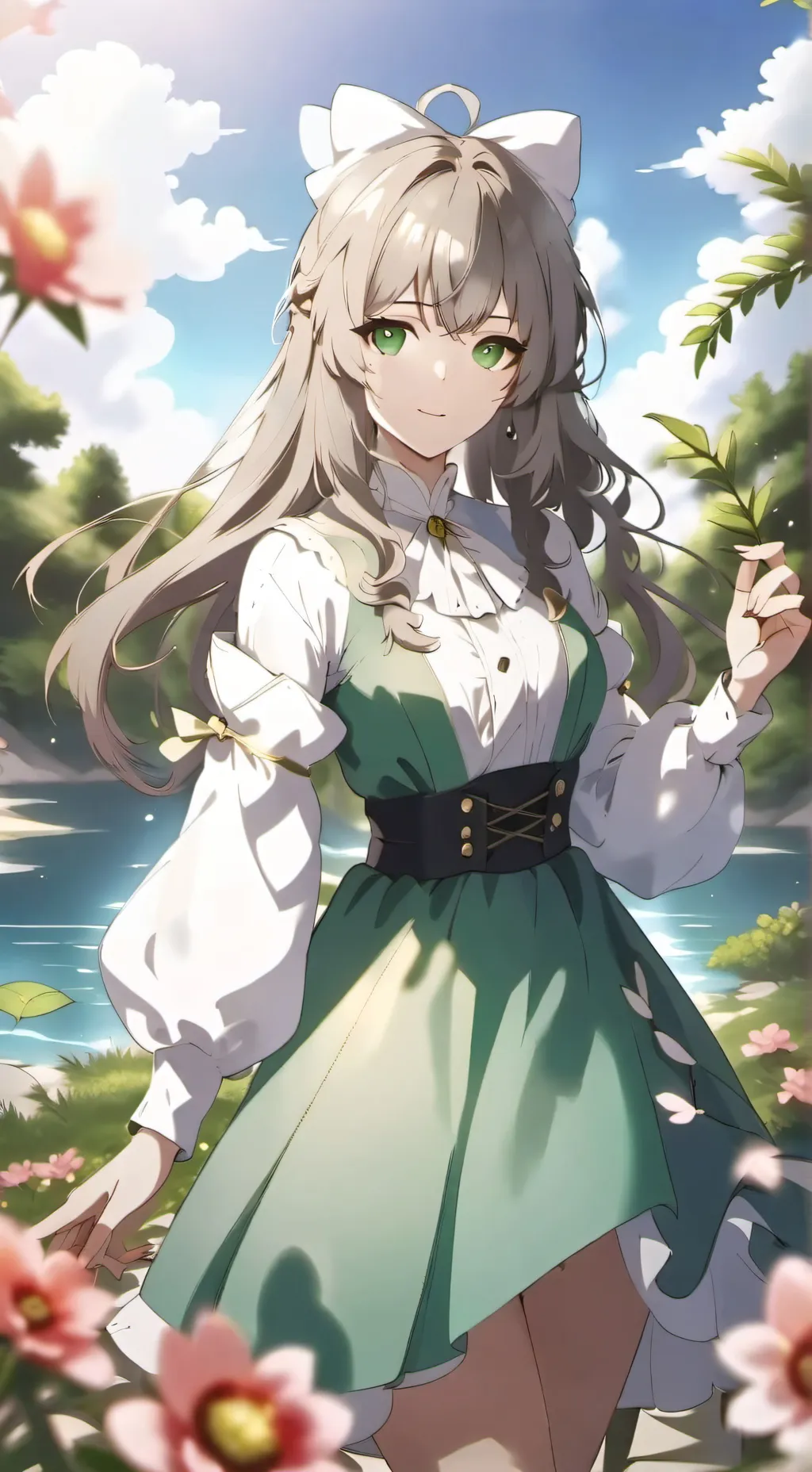 ai character: Женя background