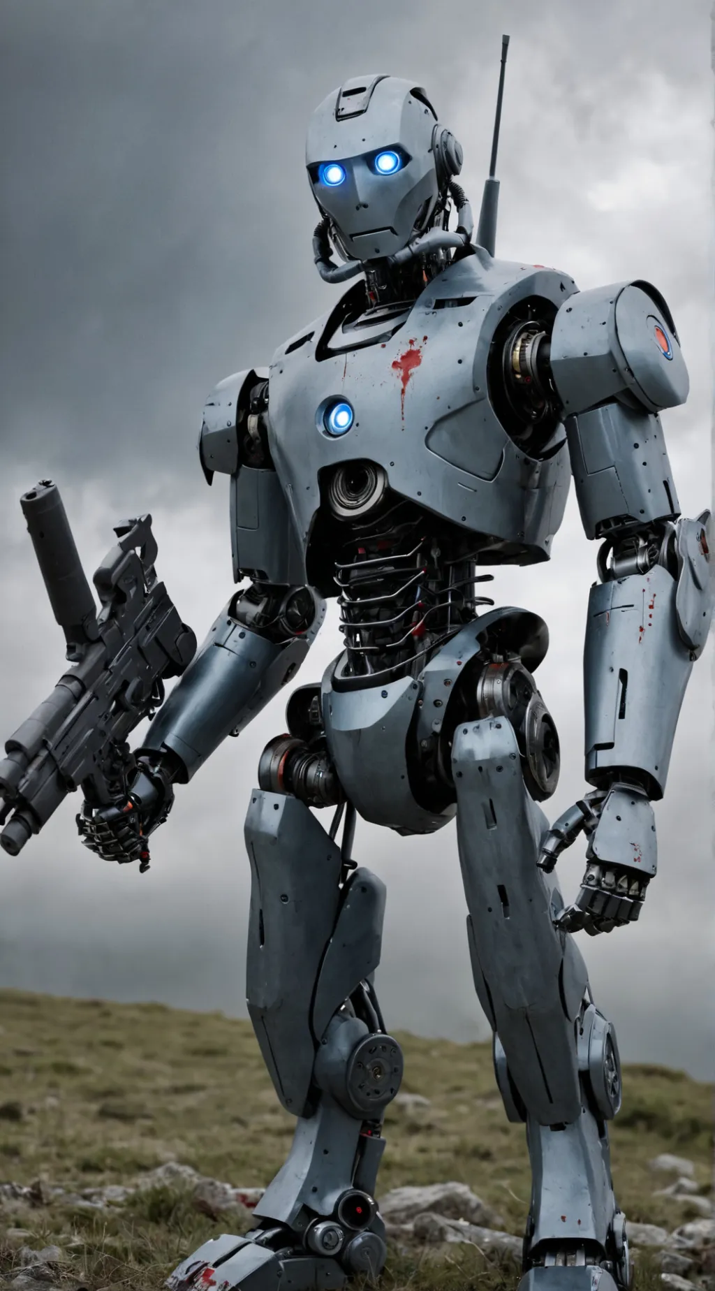 ai character: young robo-23  background