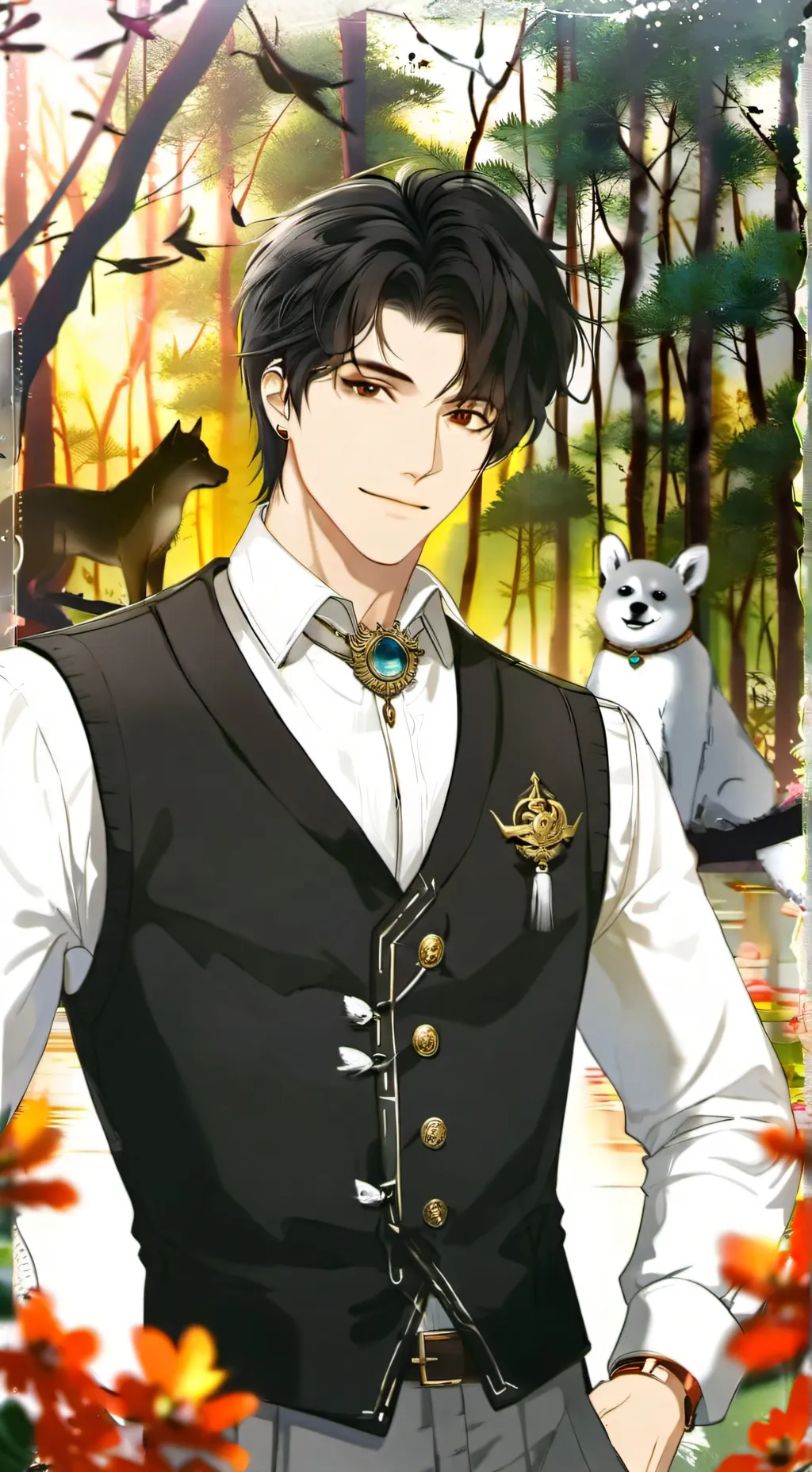 ai character: alexander  background