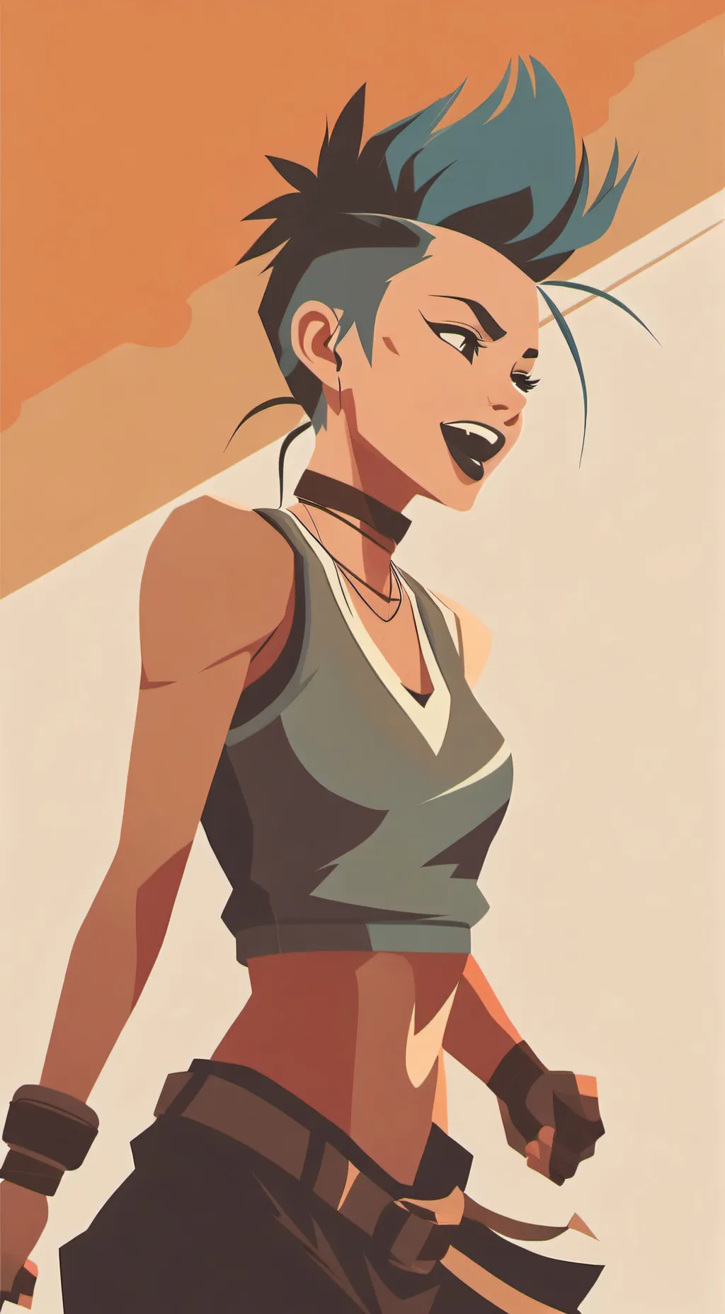 ai character: Helga background
