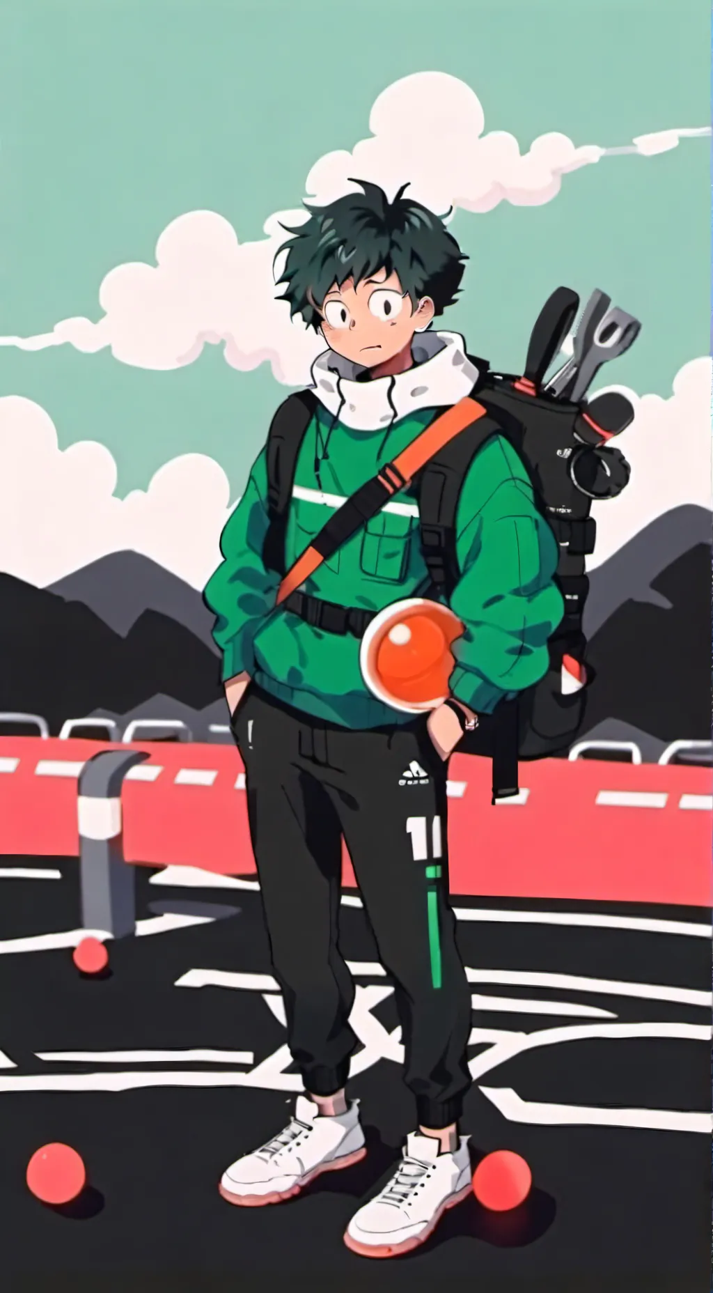 ai character: Mha background