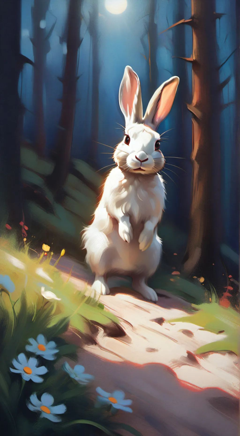 ai character: Easter Bunny background