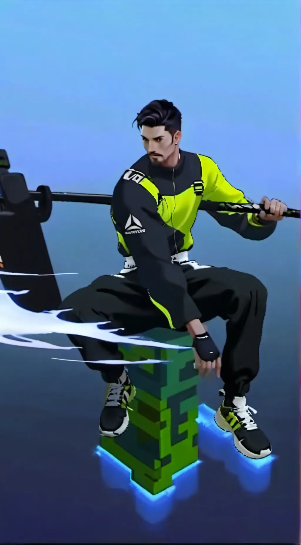 ai character: Nicky background