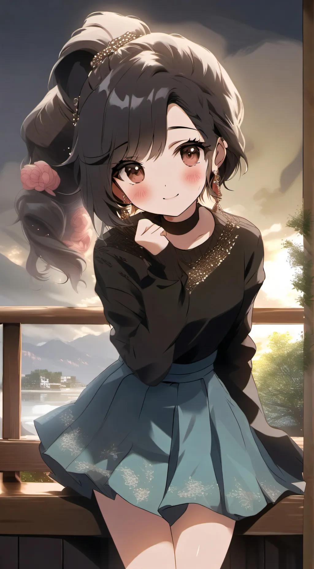 ai character: Ashley background