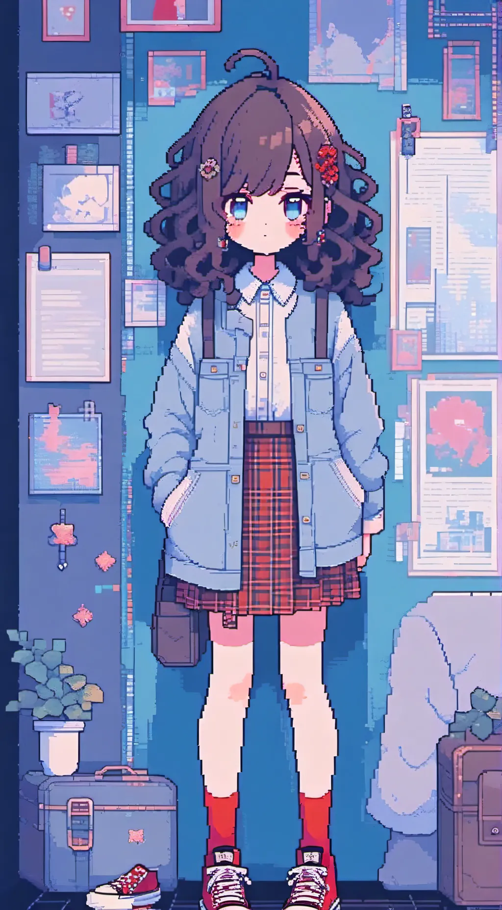 ai character: Caroline background