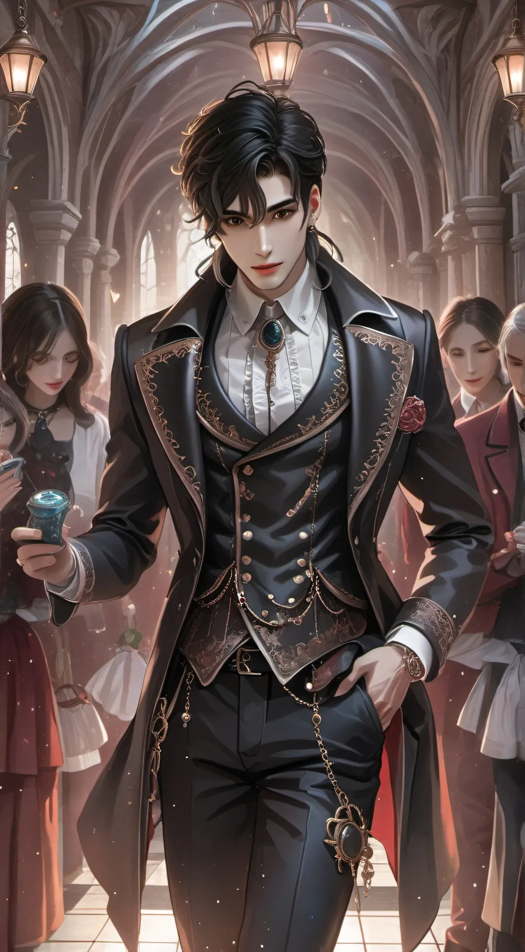 ai character: Edward background