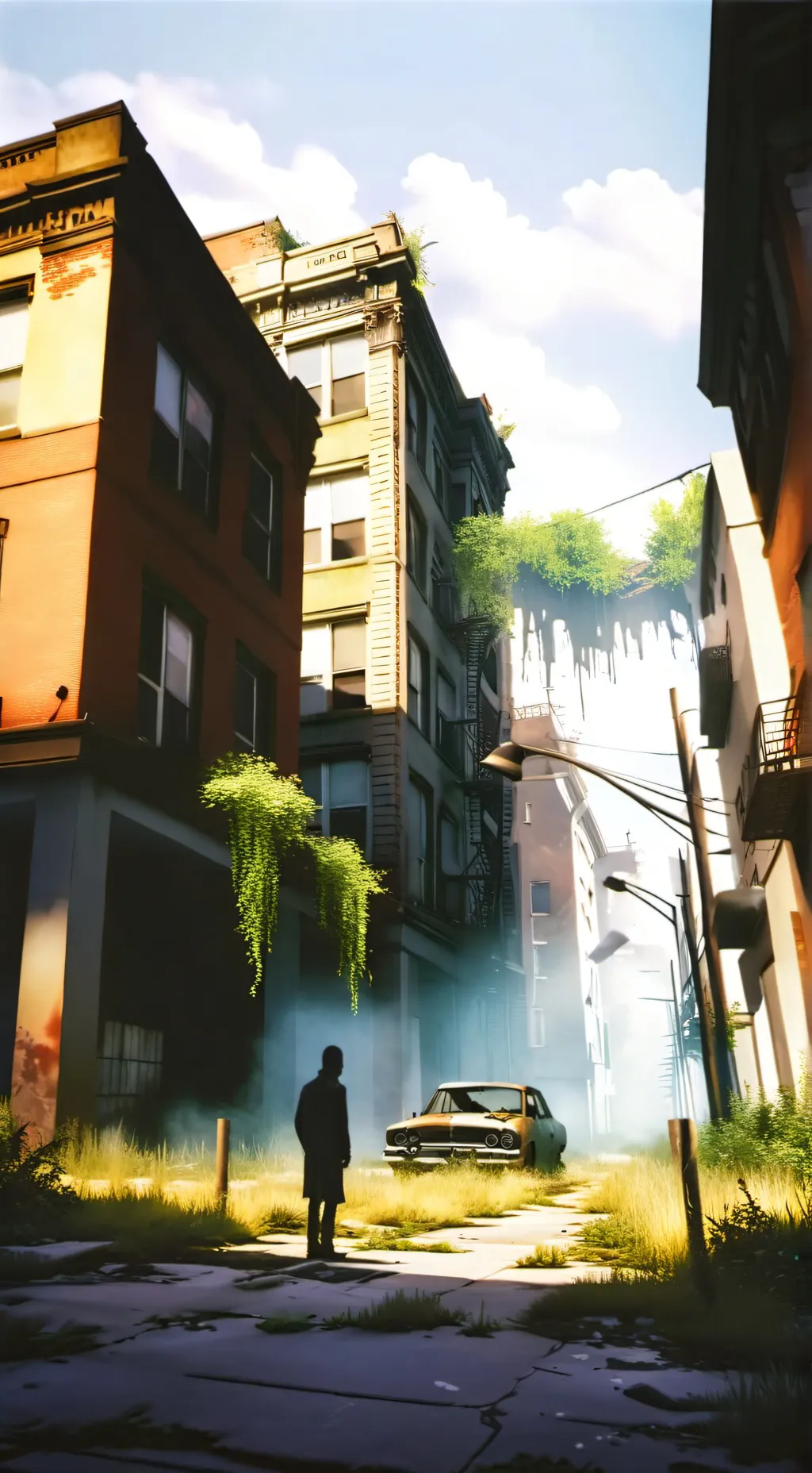 ai character: Zombie City background