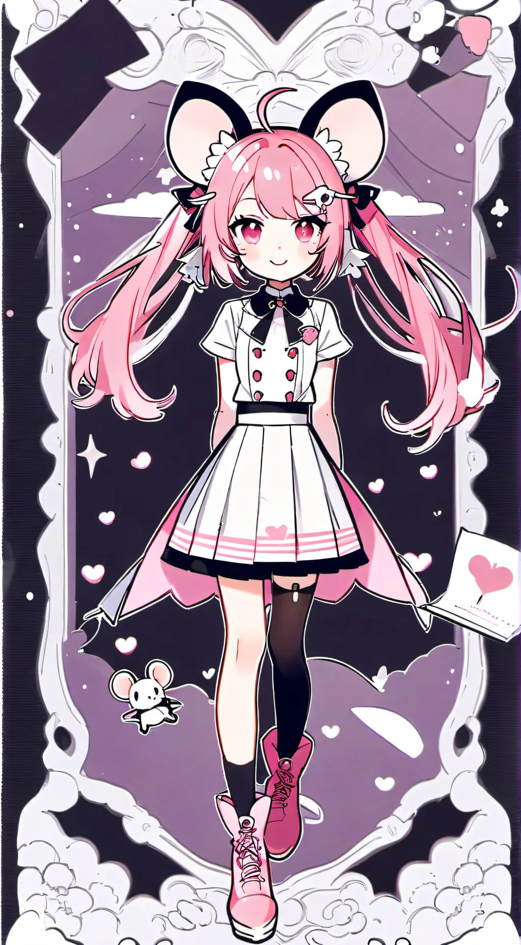 ai character: Hybrid World 3 background