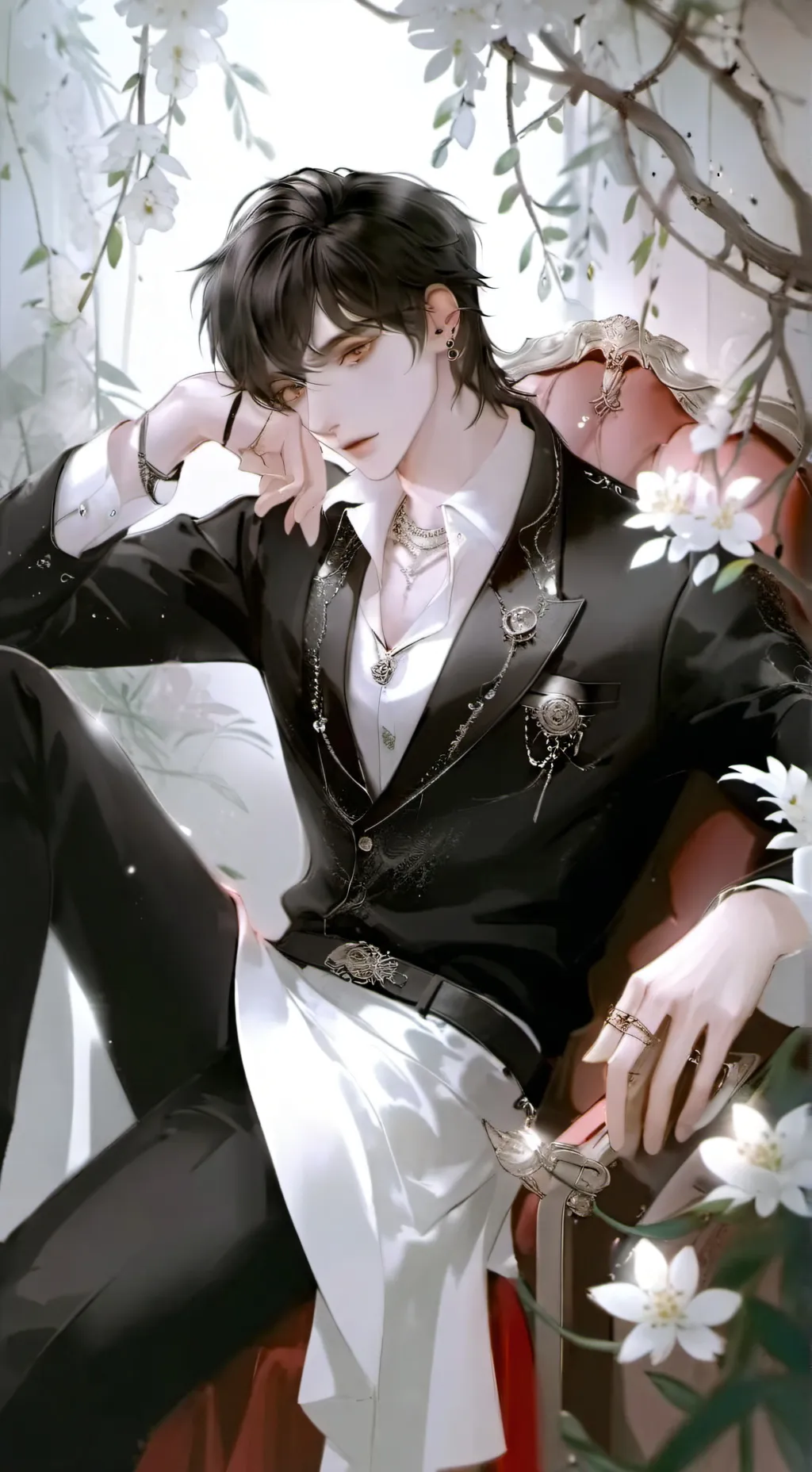 ai character: Sebastián  background