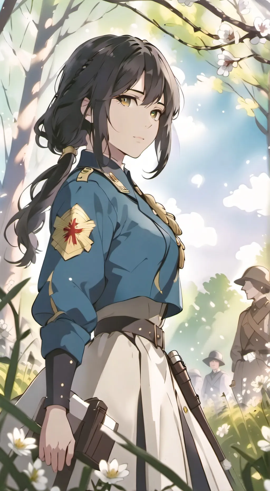 ai character: BattleGirls 1 background
