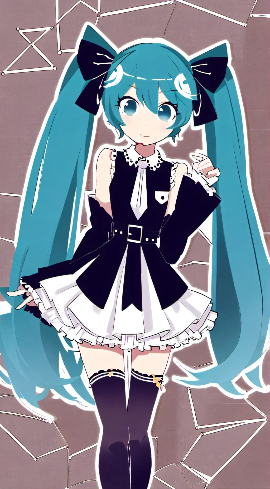 ai character: Hatsune Miku background