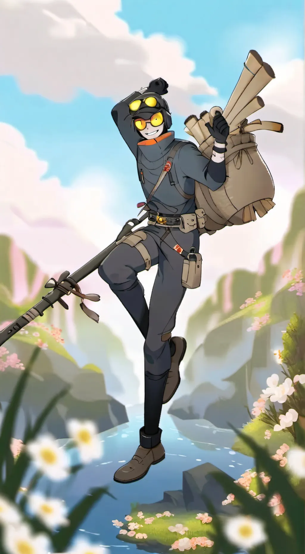 ai character: whitty  background