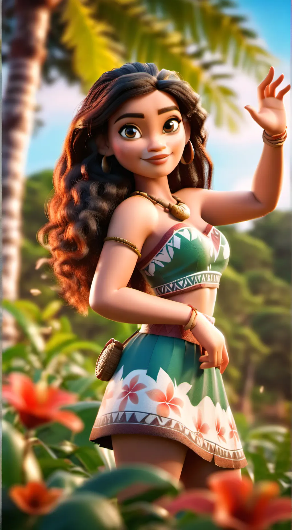 ai character: moana 5 background