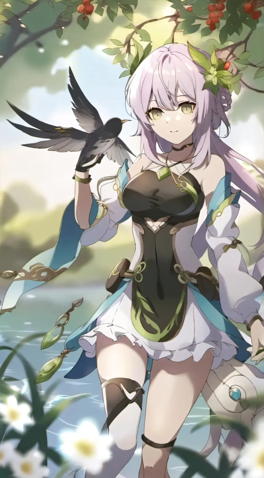 ai character: Ashley background