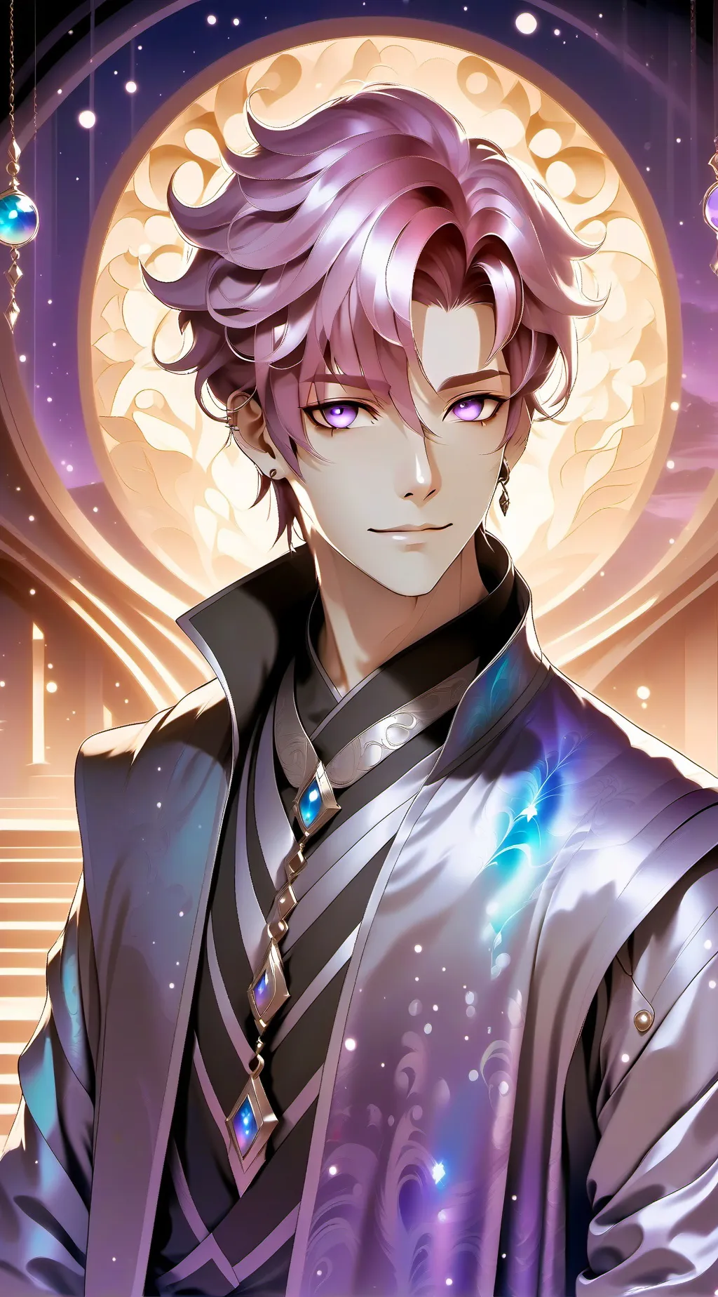 ai character: boy background