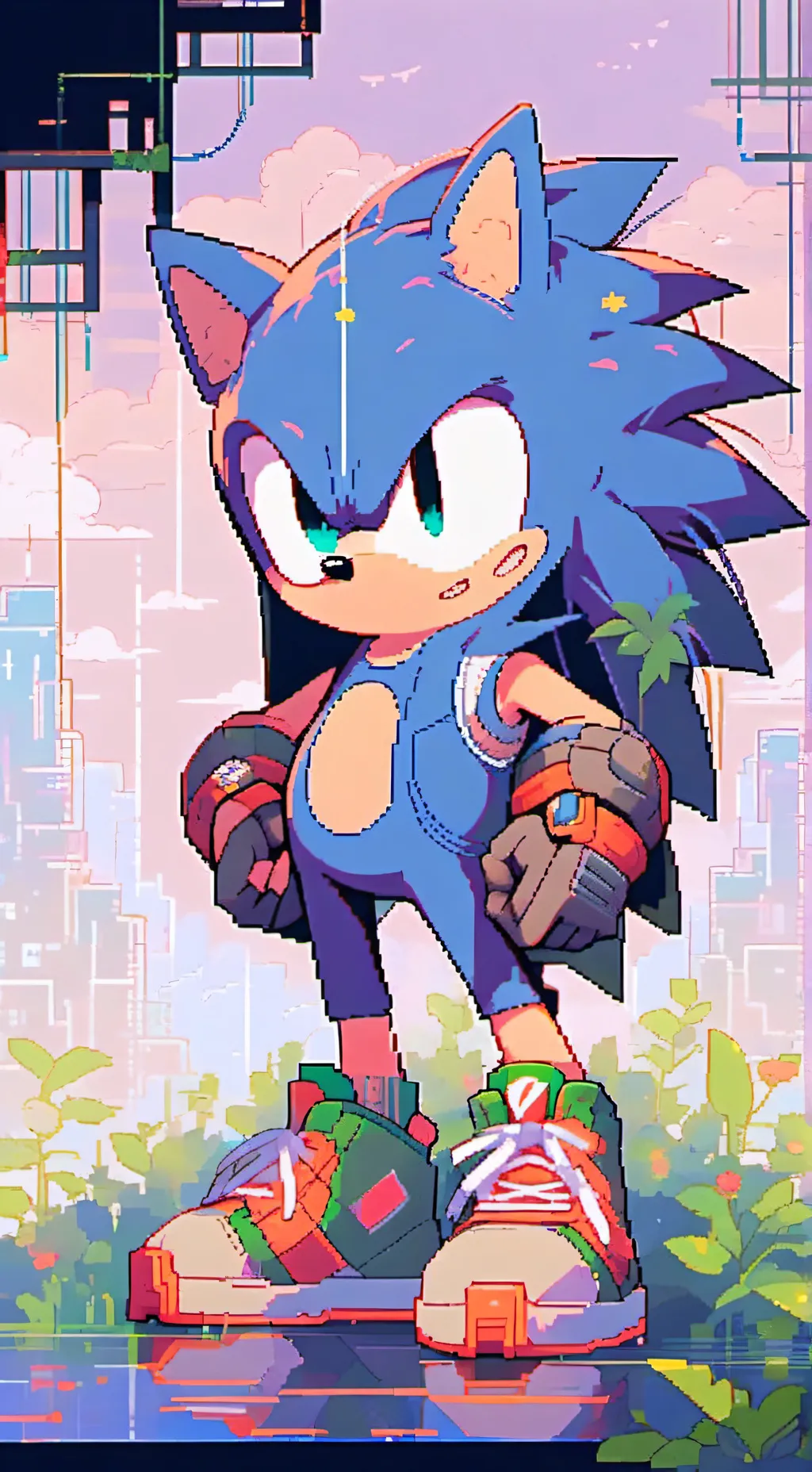 ai character: sonic friends?  background