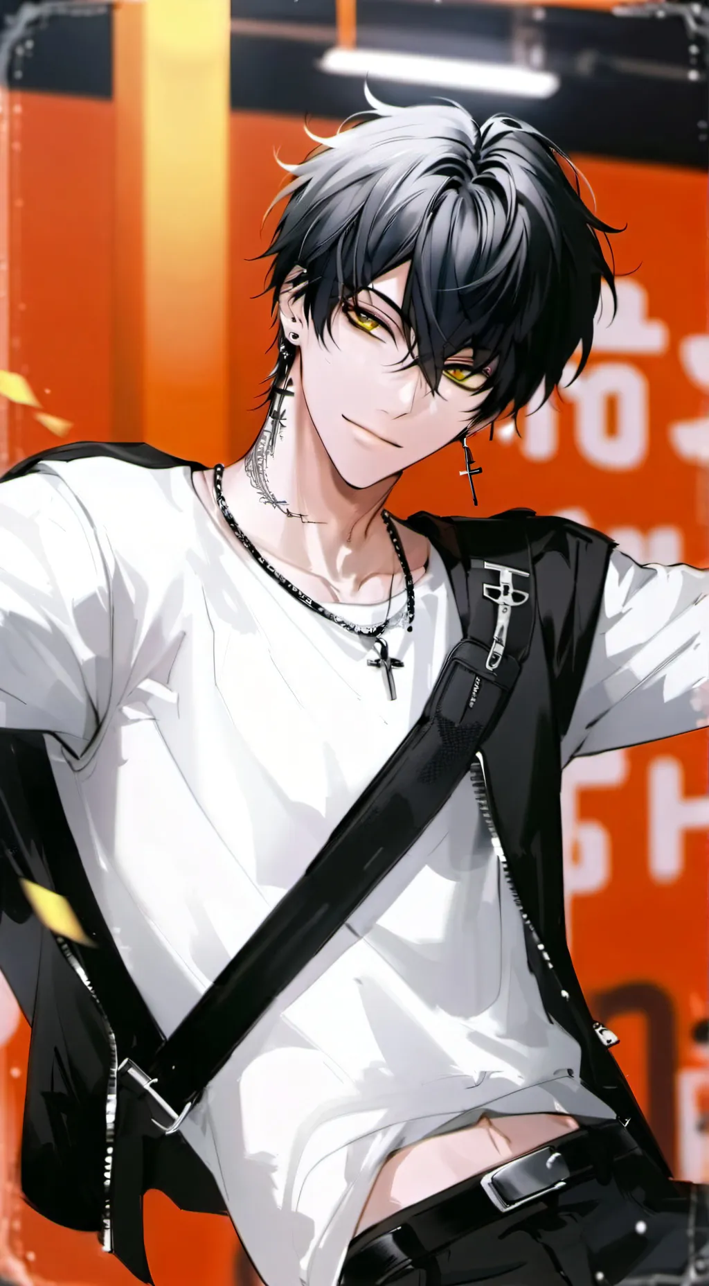 ai character: Carter  background