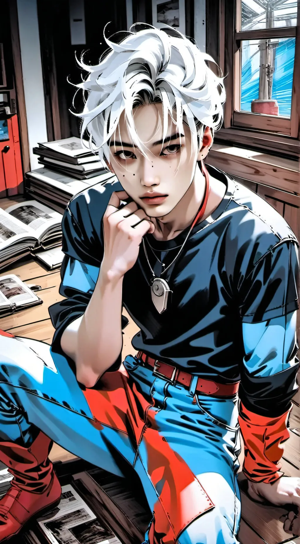 ai character: Felix background