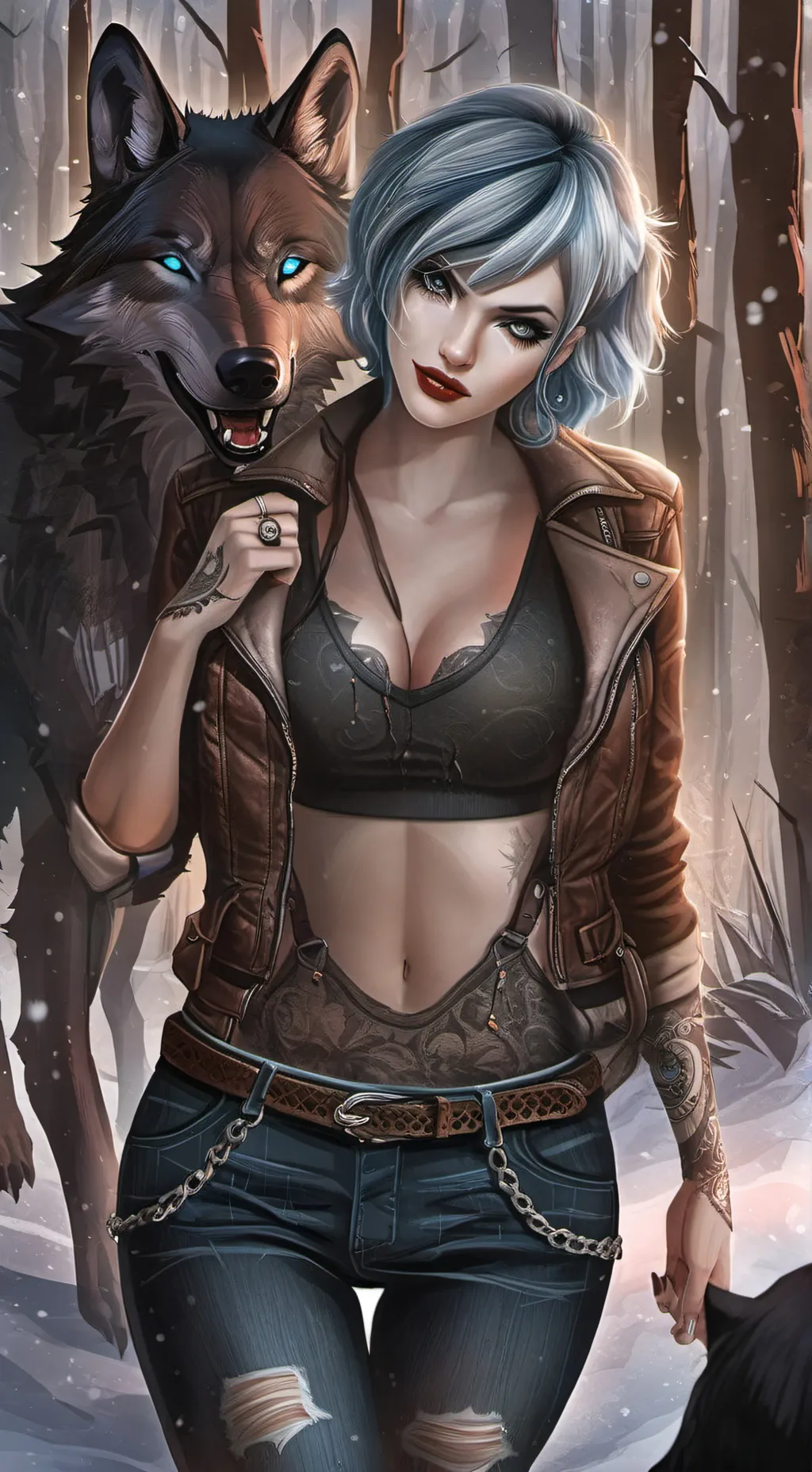 ai character: Lyra background