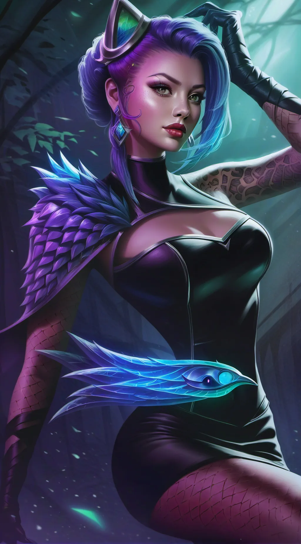 ai character: Карина  background