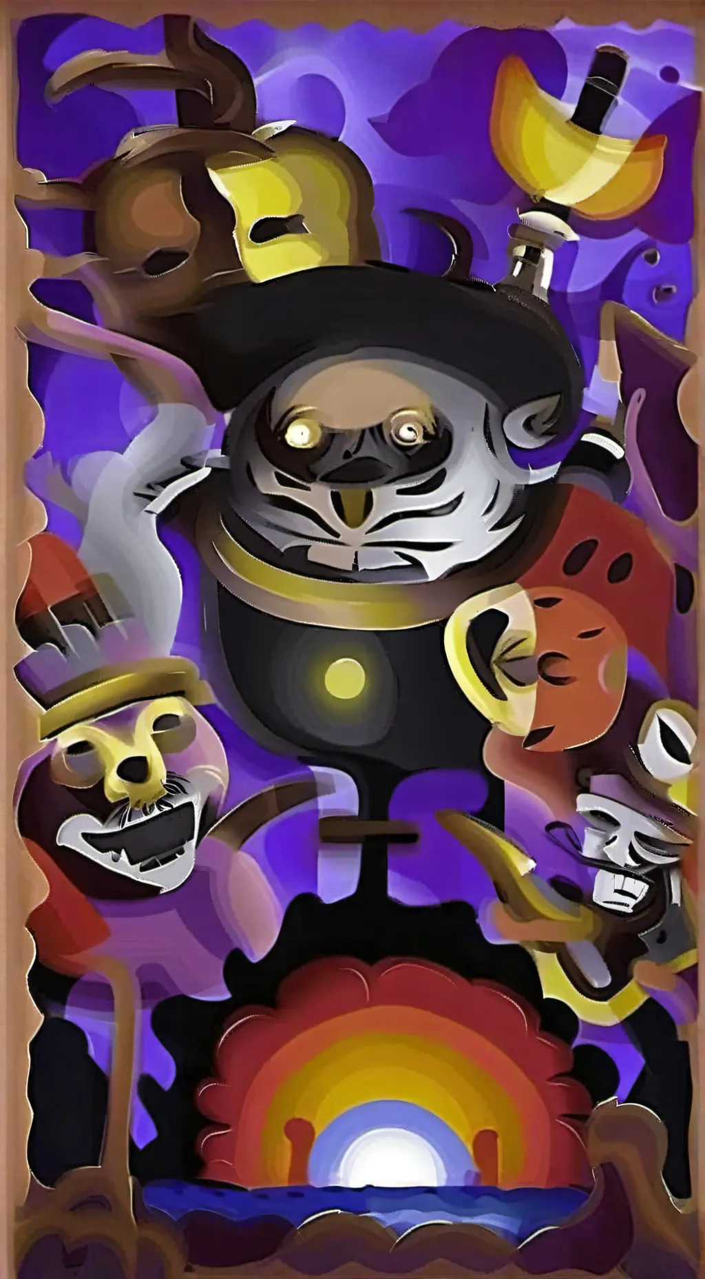 ai character: FNAF￼ background