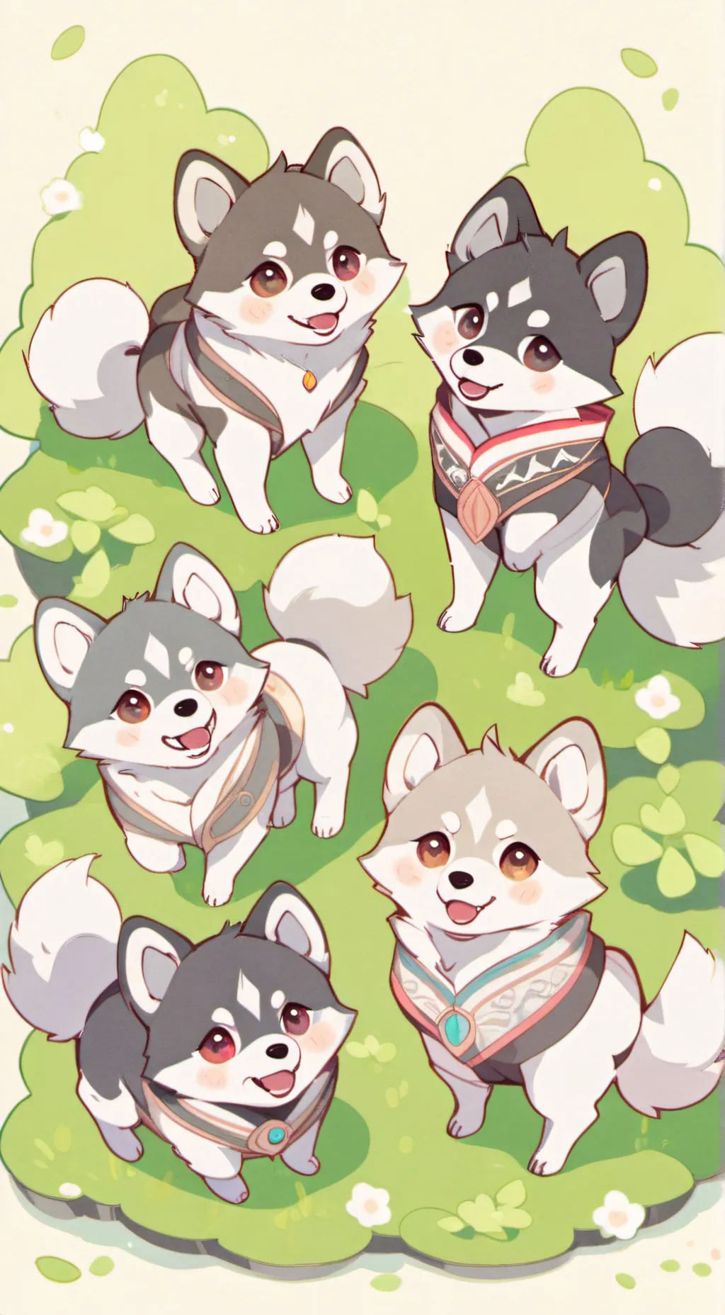 ai character: wolf pack background