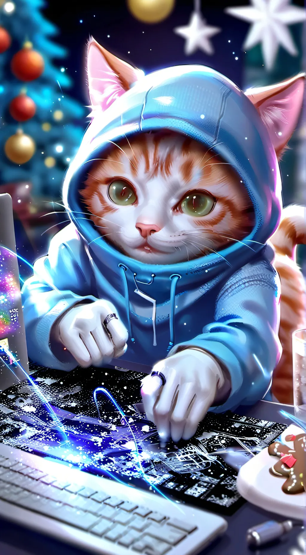 ai character: gingerbomb background