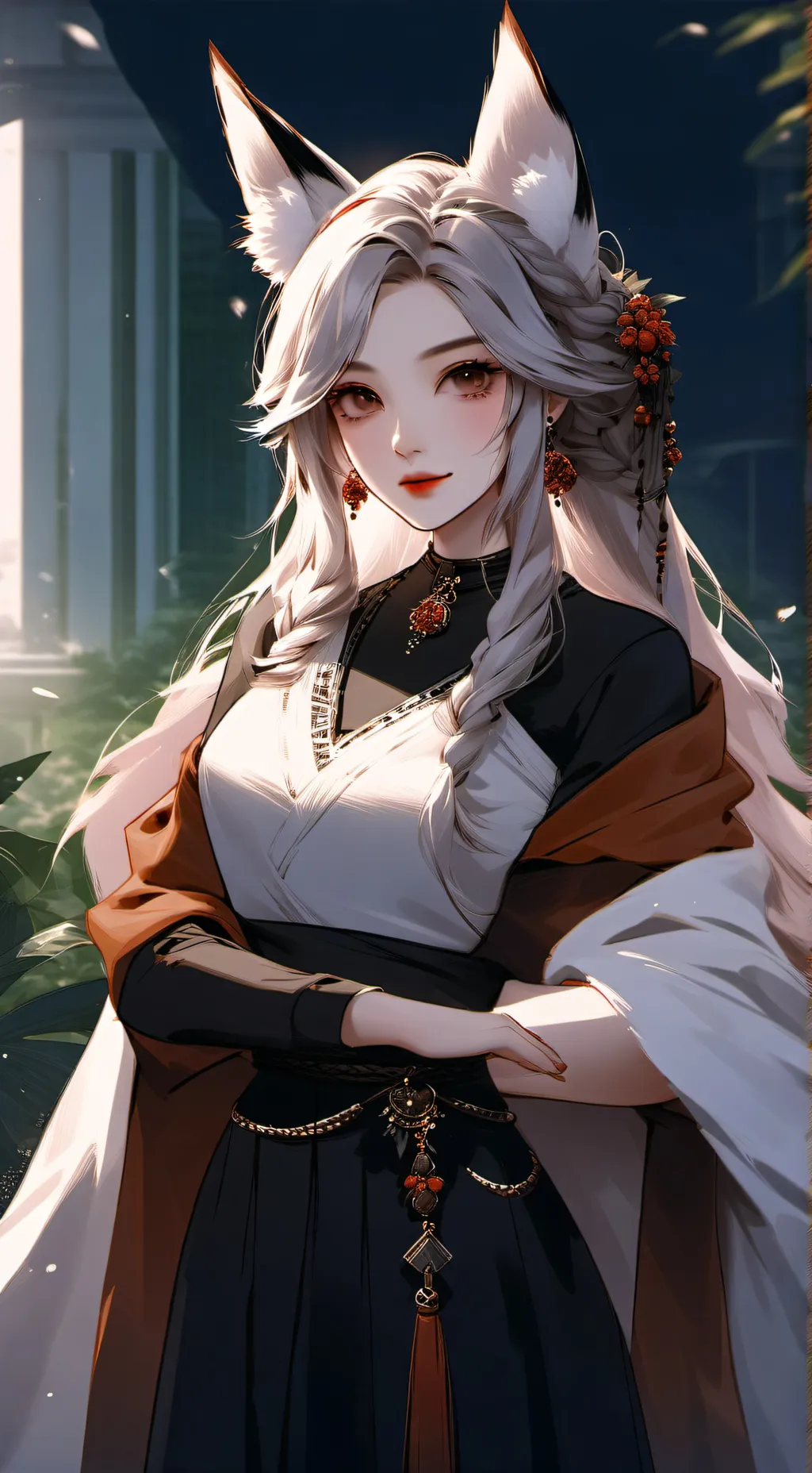 ai character: Vixie background