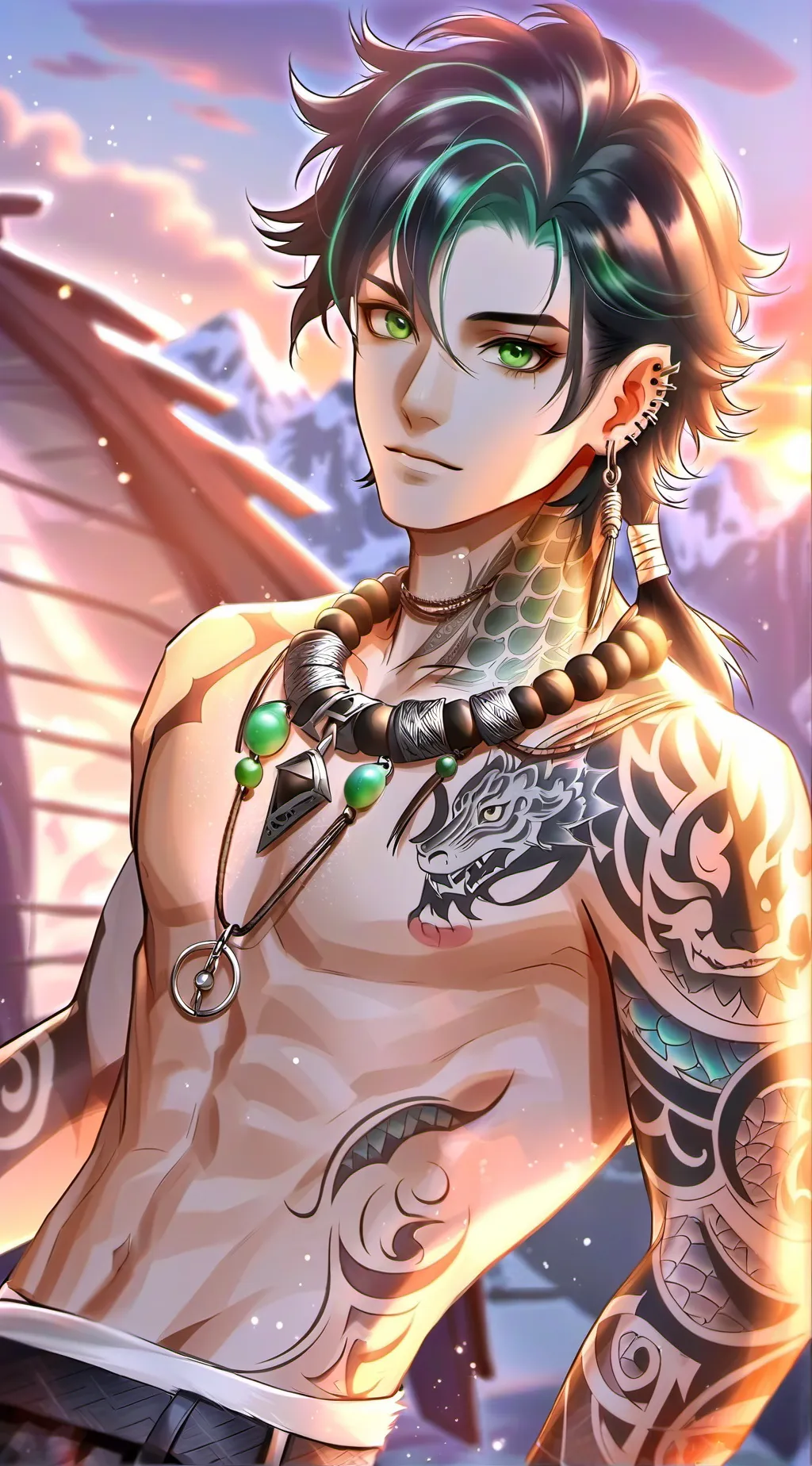 ai character: Kael Drakonis background