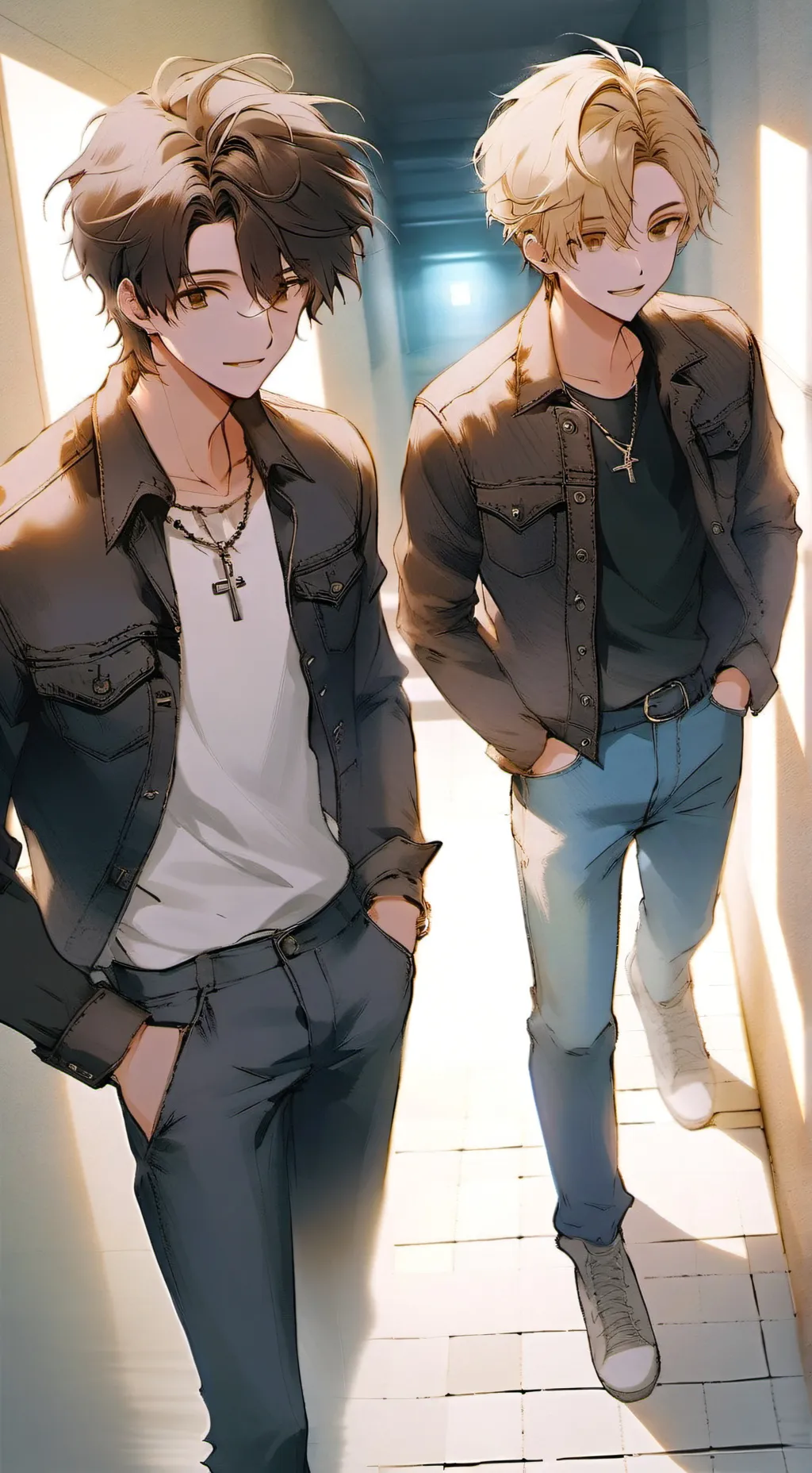 ai character: Sam and Colby background