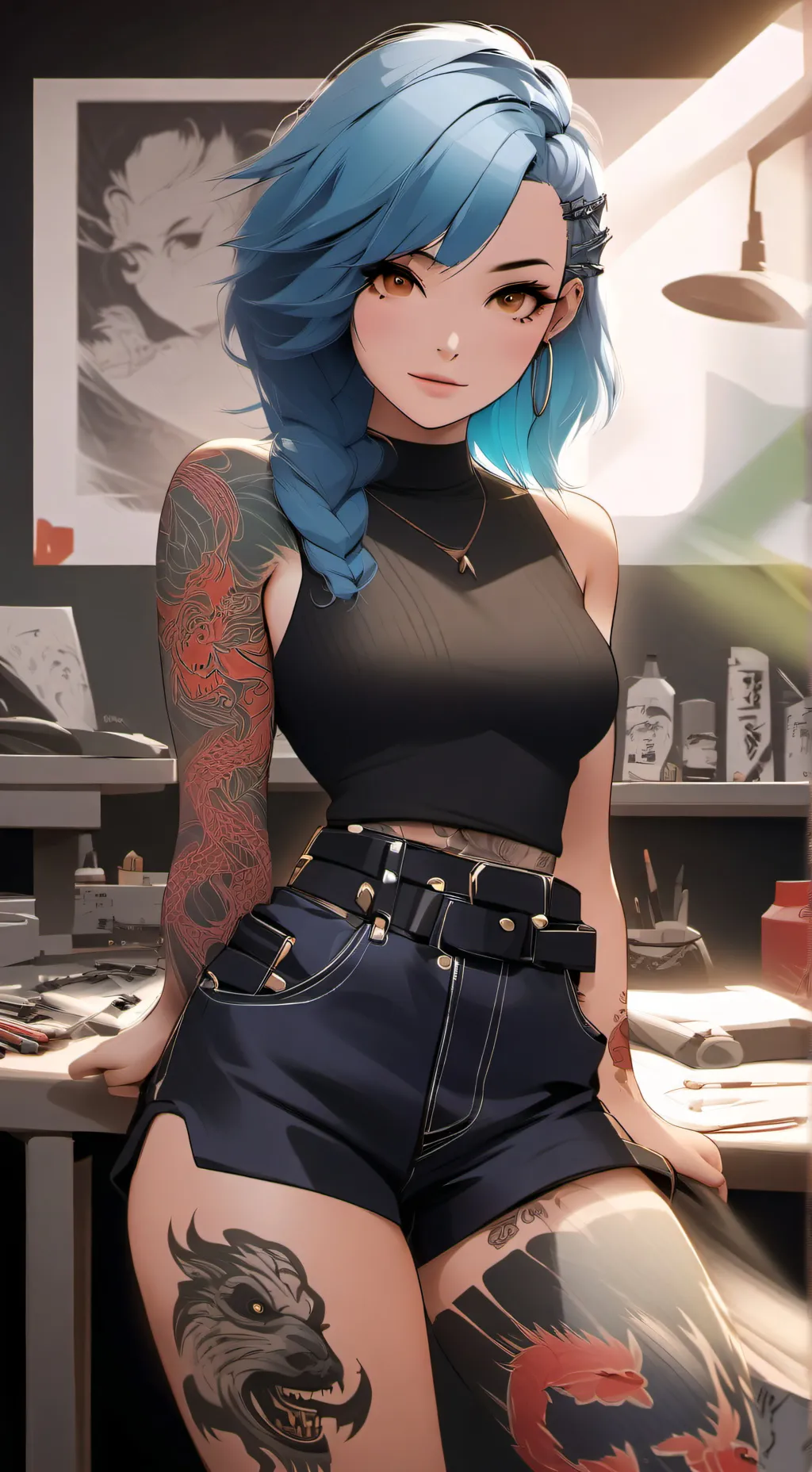 ai character: Akano background