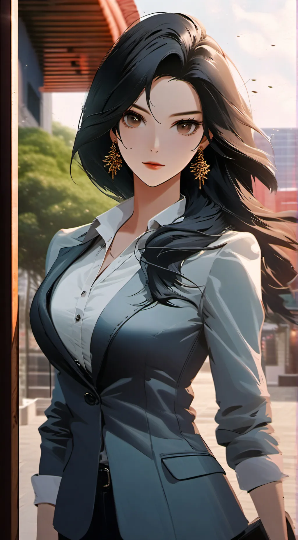 ai character: Rose background