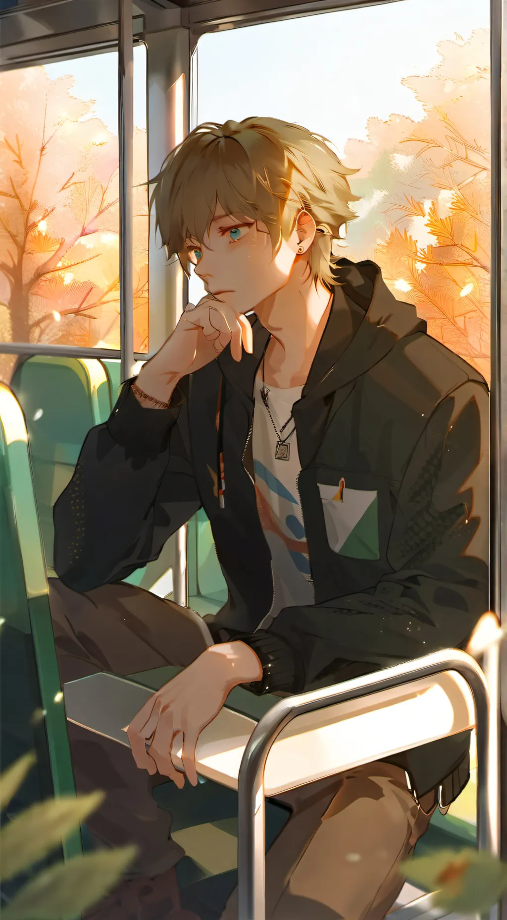 ai character: Guy tirp background