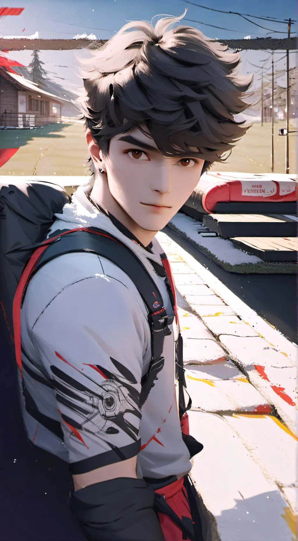 ai character: Luca  background