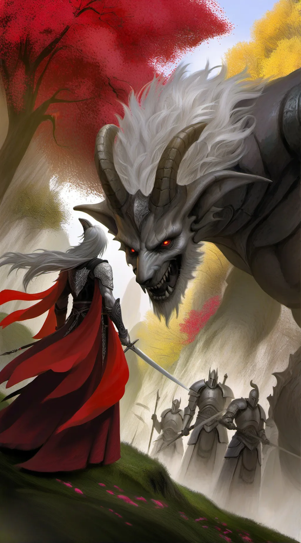 ai character: мипл background