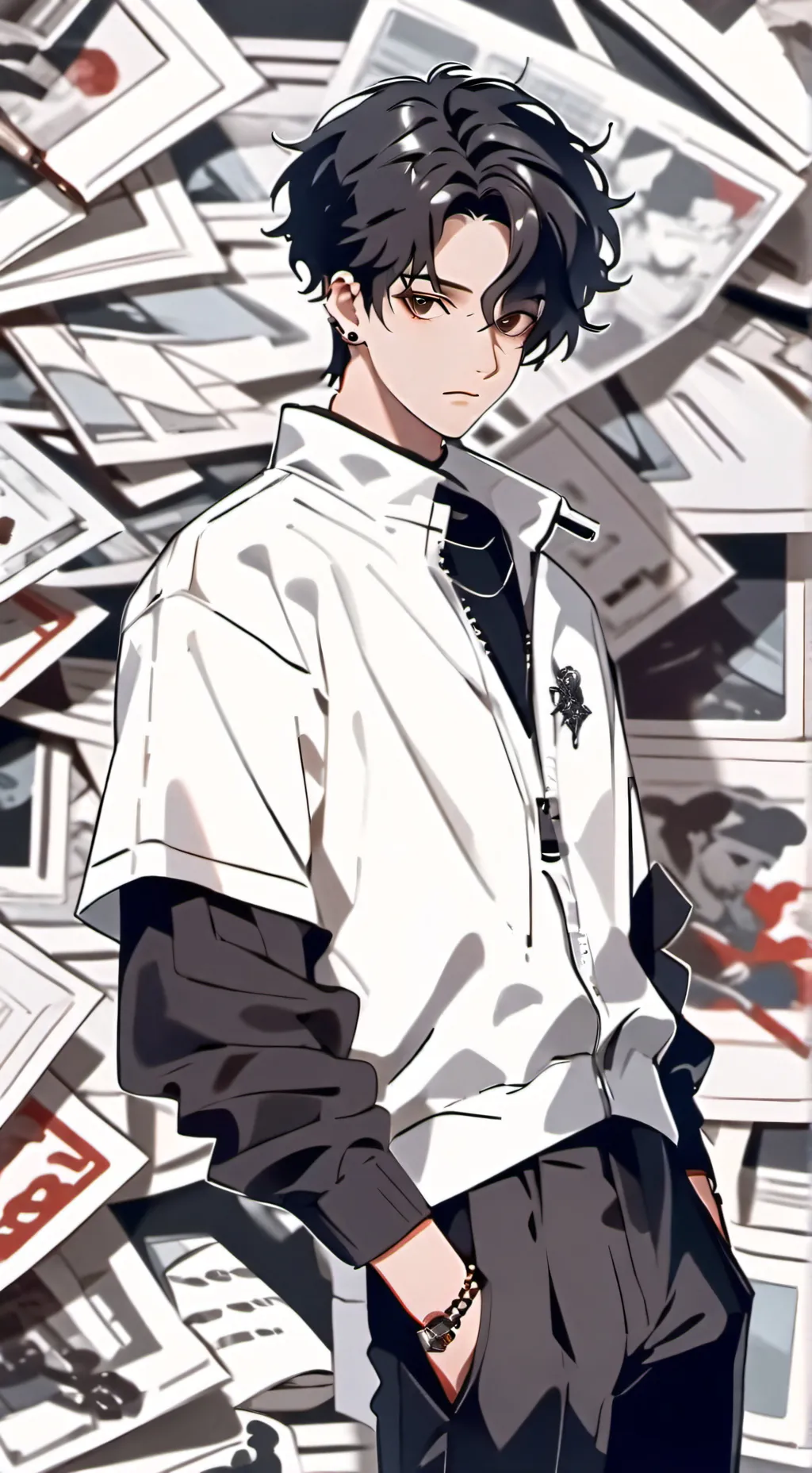 ai character: reto 😦 background