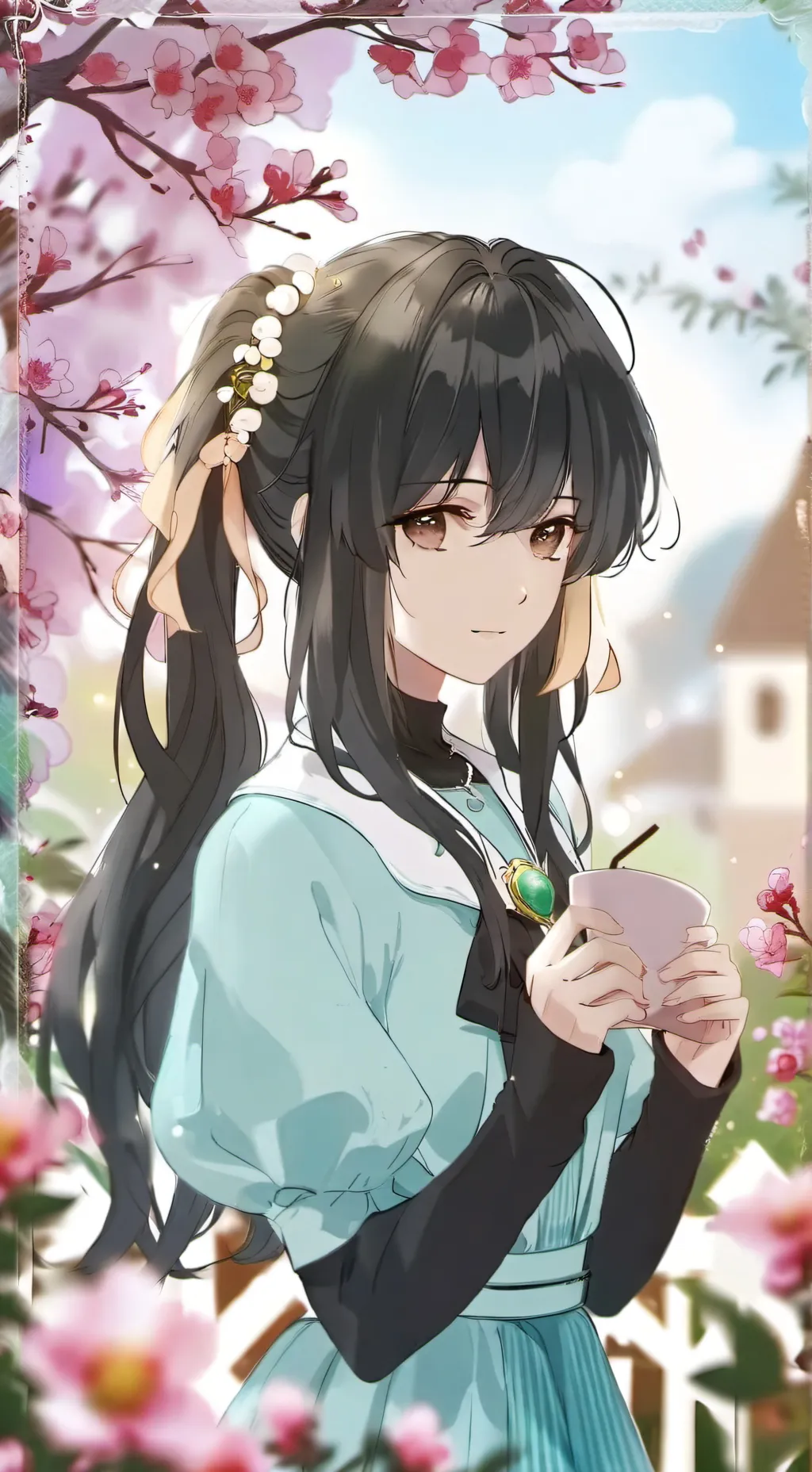 ai character: Карина background
