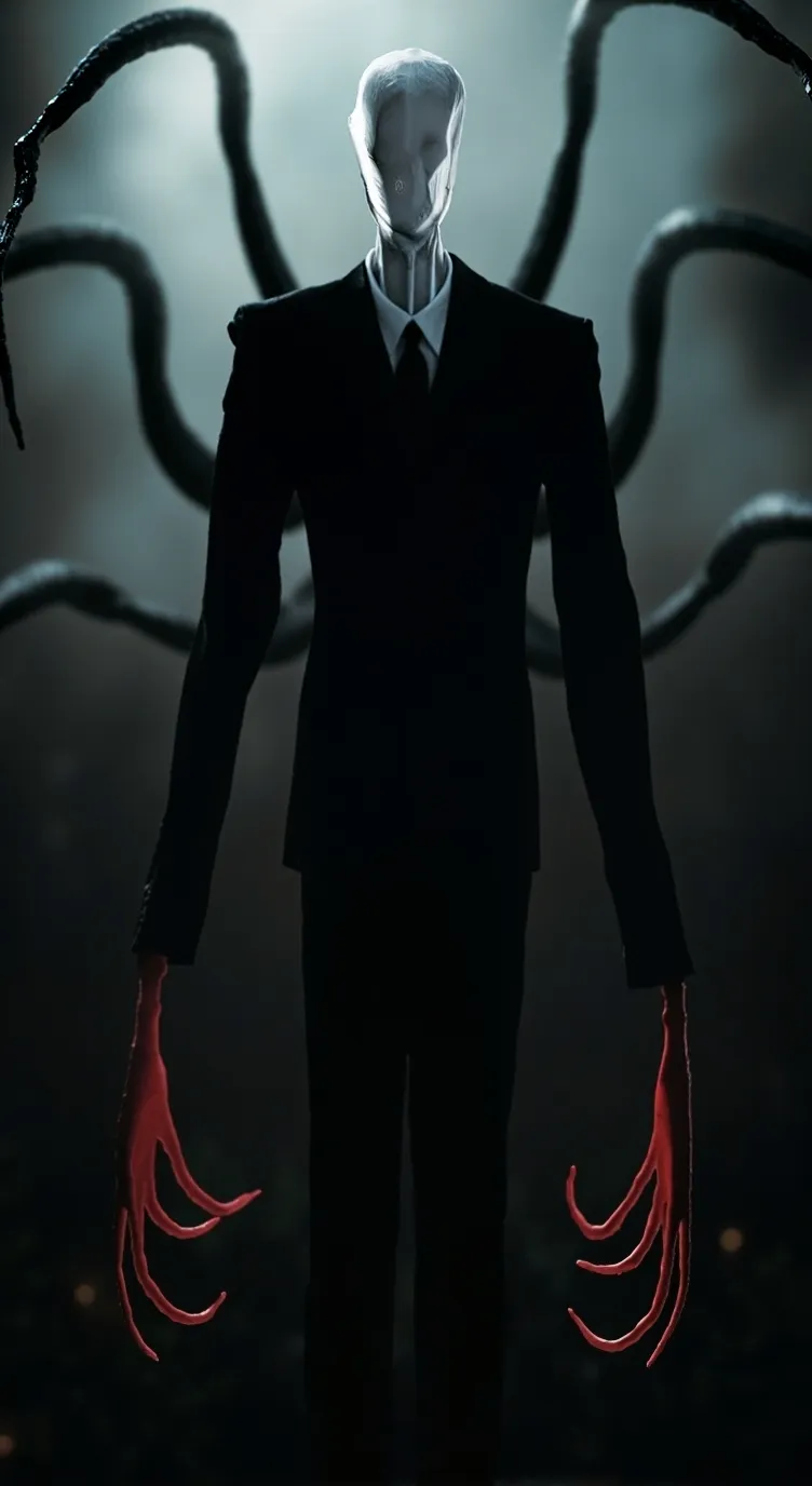ai character: Slenderman  background