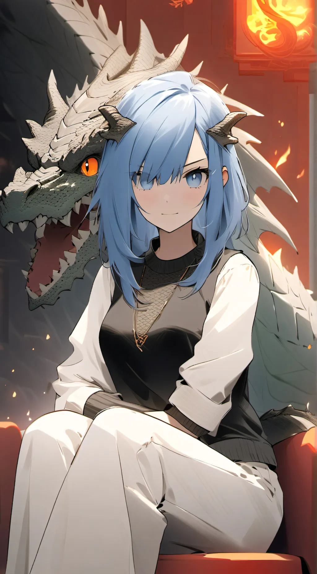 ai character: Blue Whisker Spiri background