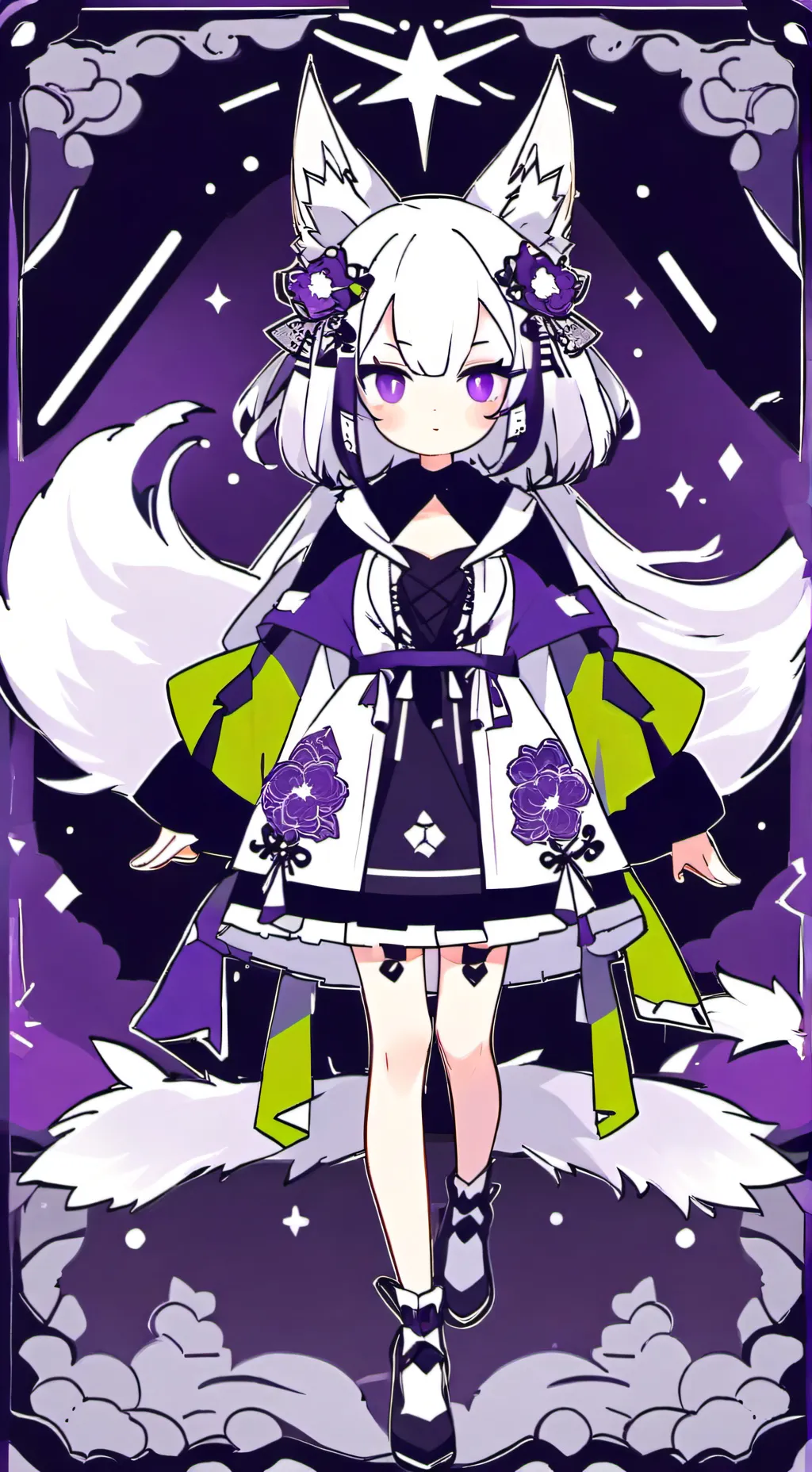ai character: Fox Box/FoxGiggle background