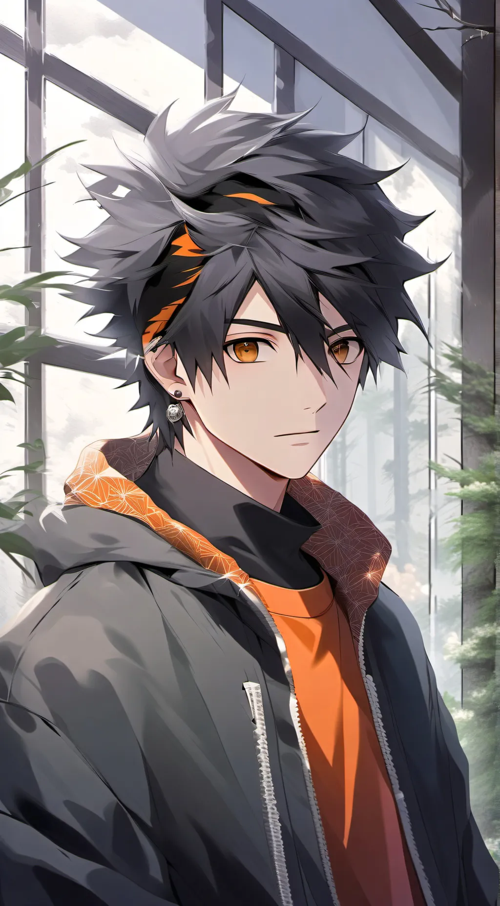 ai character: Rai Uchiha  background